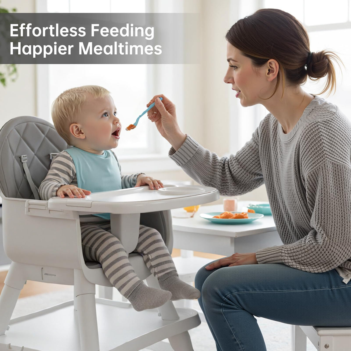 6-in-1 Convertible Baby Highchair D346