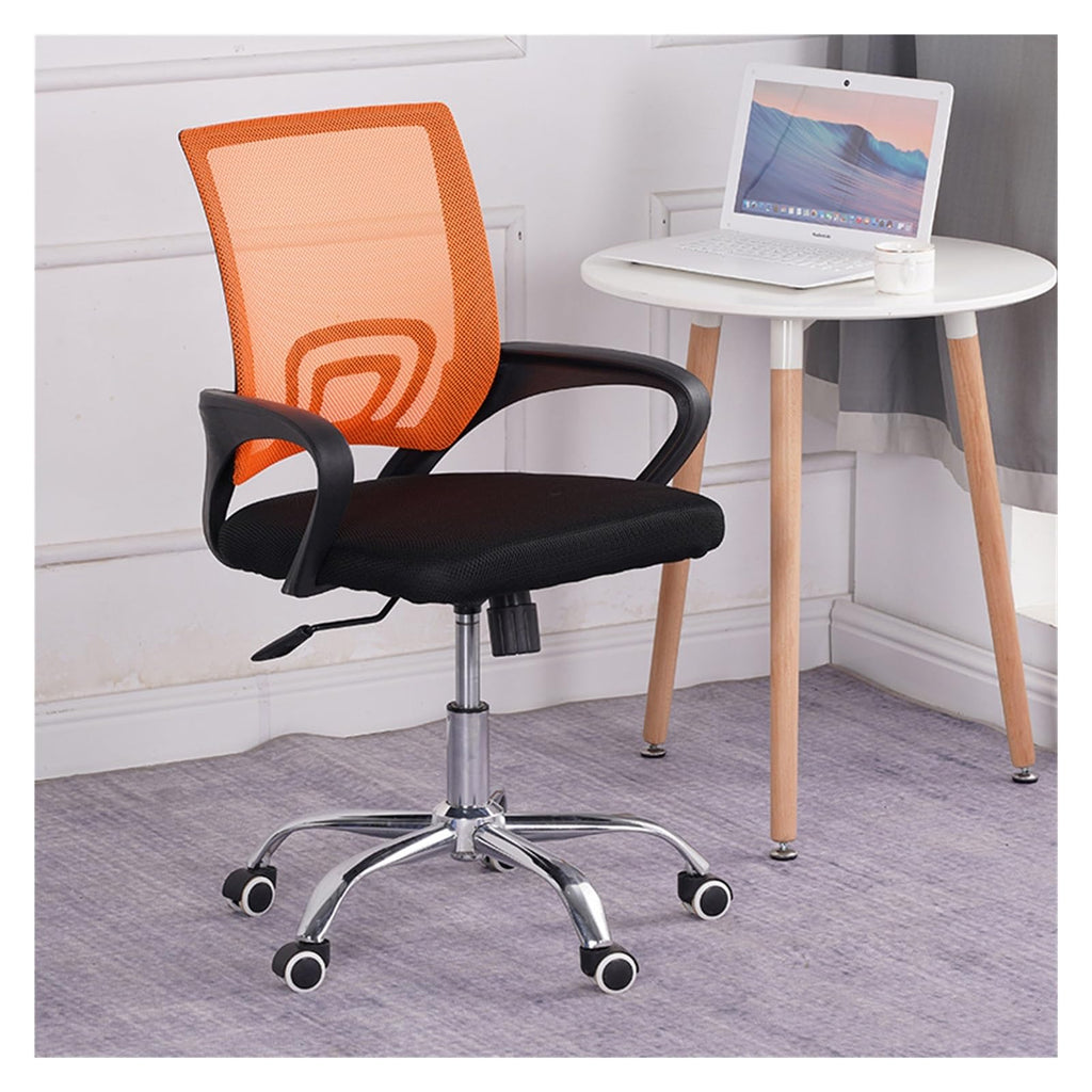 Black Orange Mesh Ergonomic Swivel Office Chair K87287