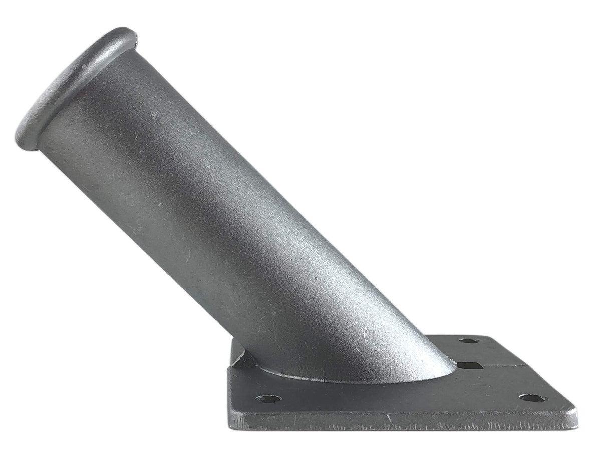 Aluminum Flag Pole Bracket Fits 1.25'' Poles Gray F89119