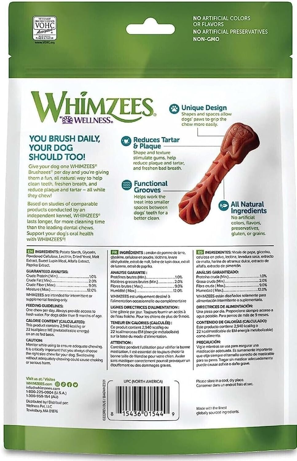 Natural Grain-Free Dental Dog Treats Variety Pack Z86692
