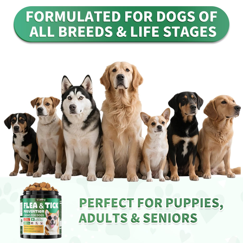 Flea and Tick Prevention for Dogs Chewables N194675