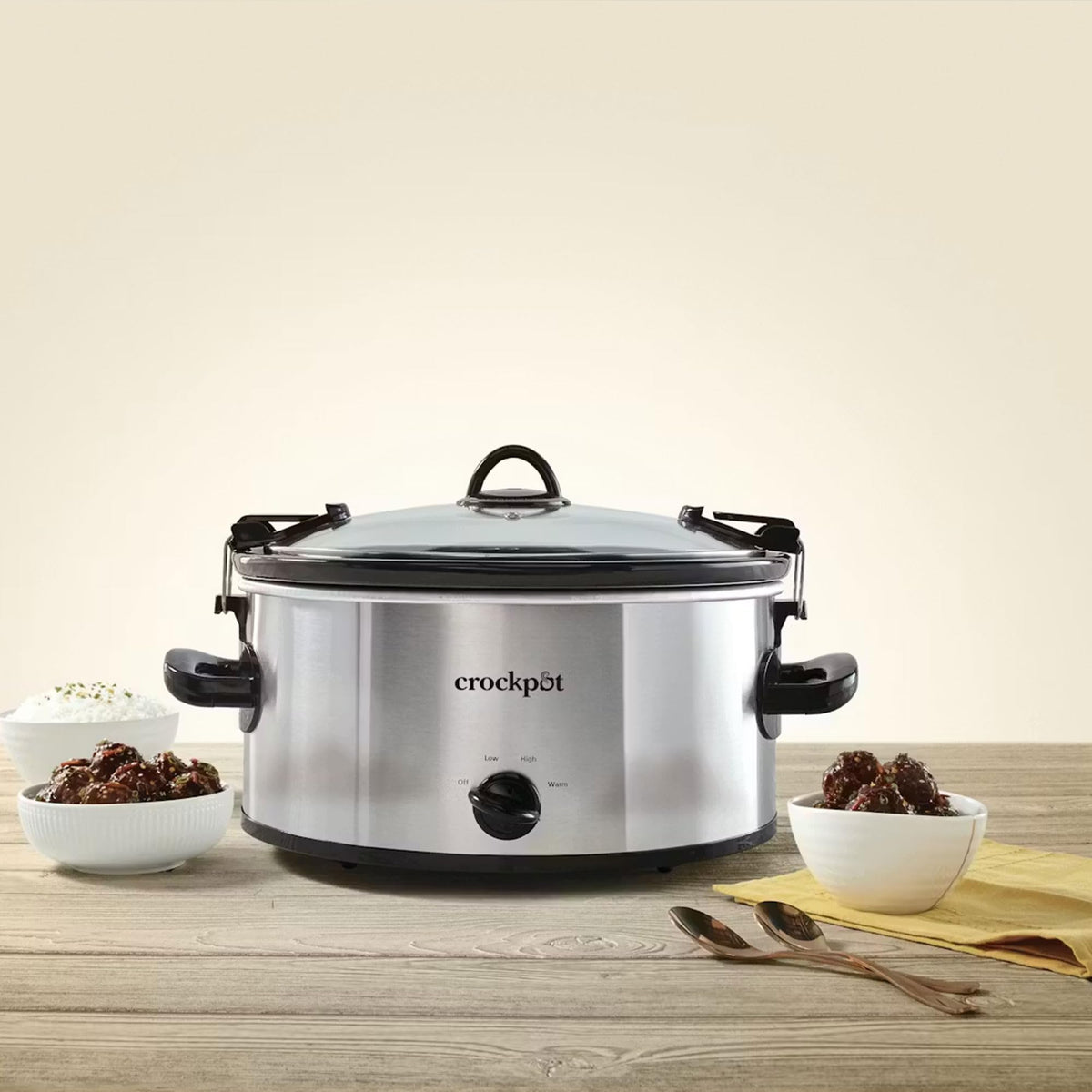 6-Quart Oval Portable Slow Cooker U170