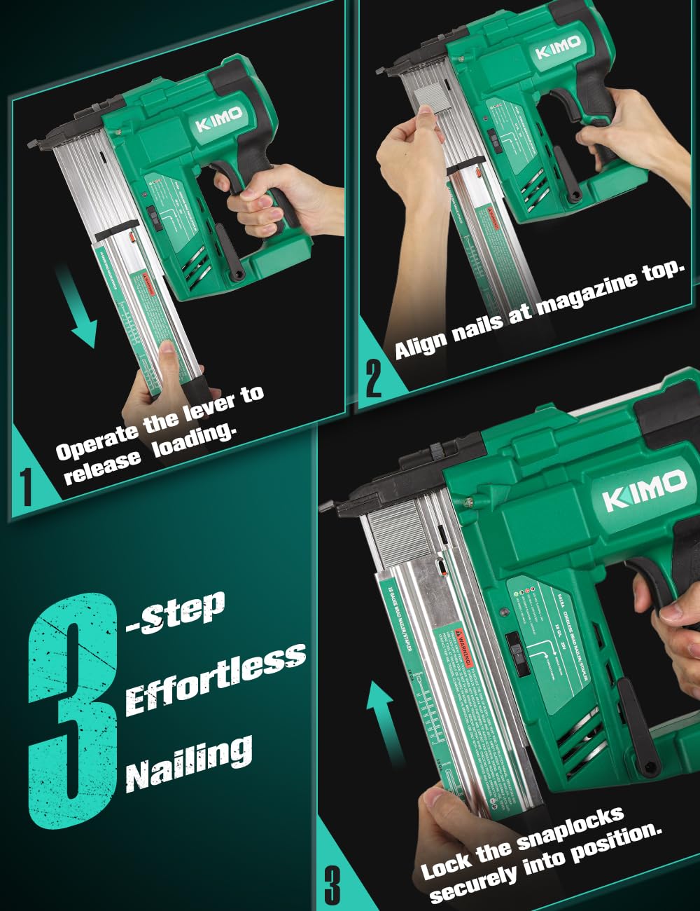 18 Gauge Cordless Brad Nailer and Stapler with Battery I709938