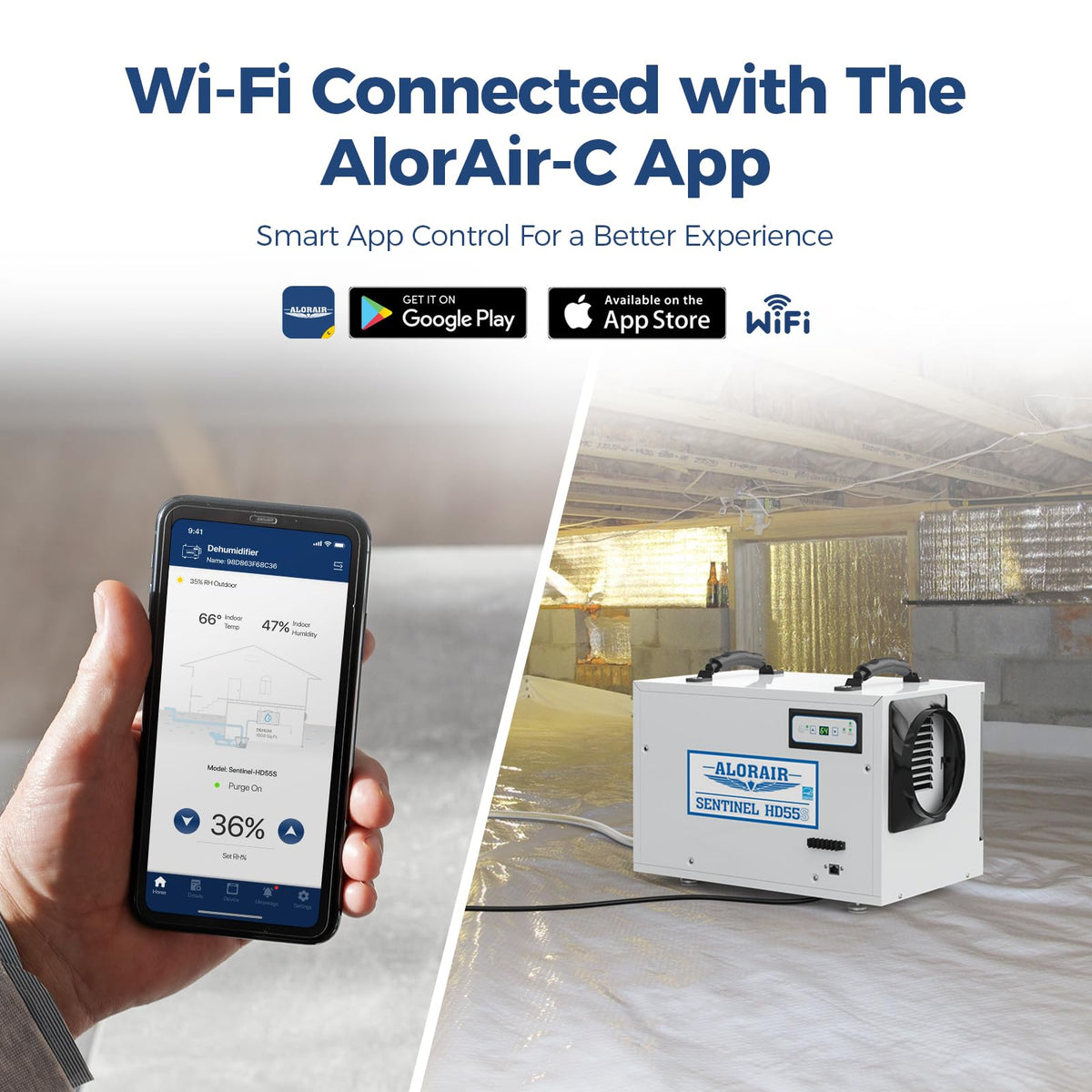 120 Pints Wi-Fi Dehumidifier P314