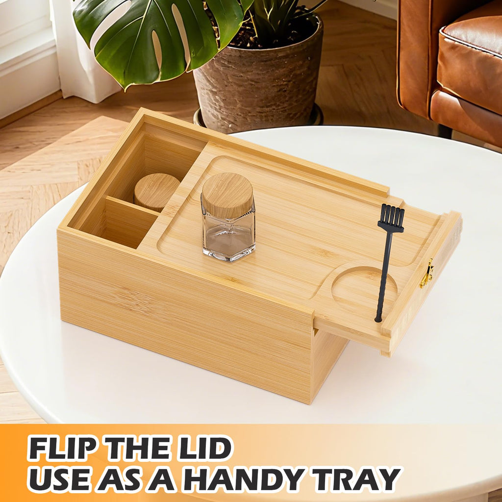 Bamboo Storage Box with Lid G7319