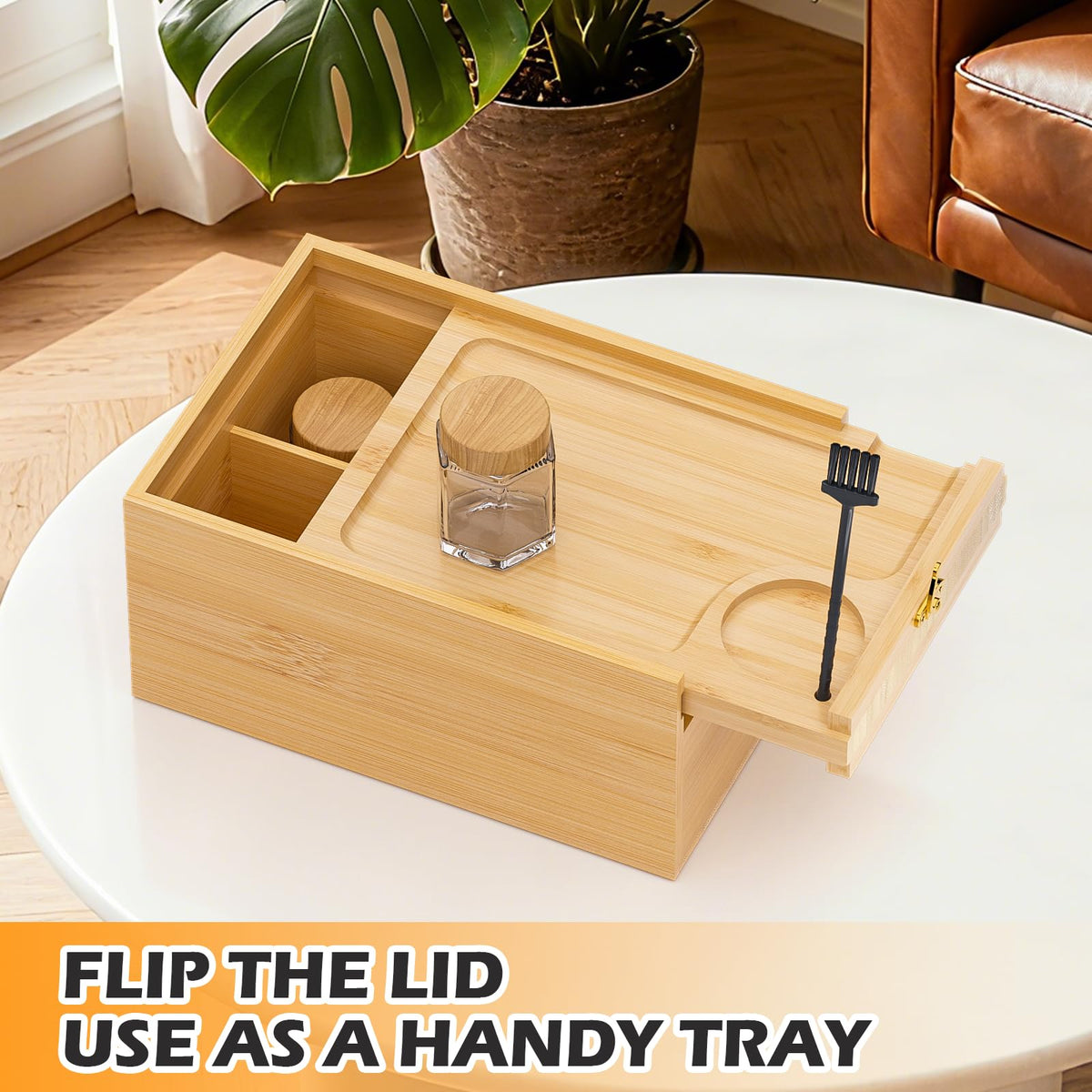 Bamboo Storage Box with Lid G7319