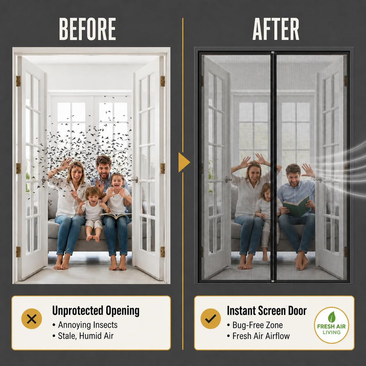 Magnetic Screen Door F4888