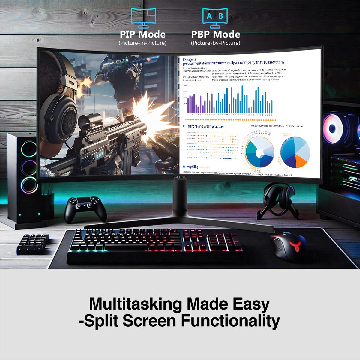 34 inch Curved Gaming Monitor T656