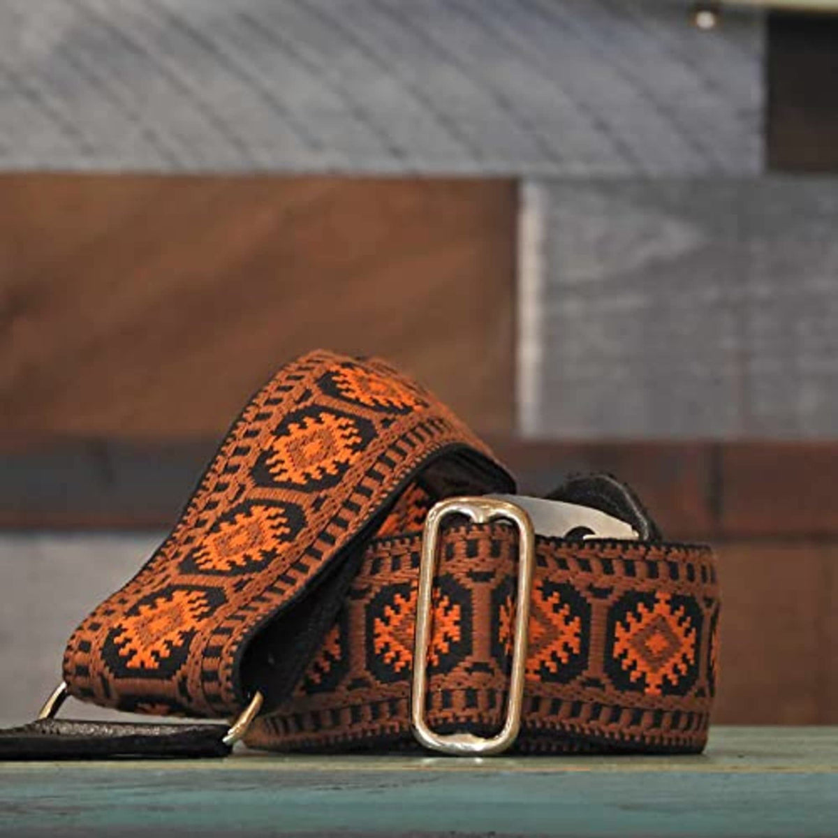 Handmade Fabric Bass Strap N358