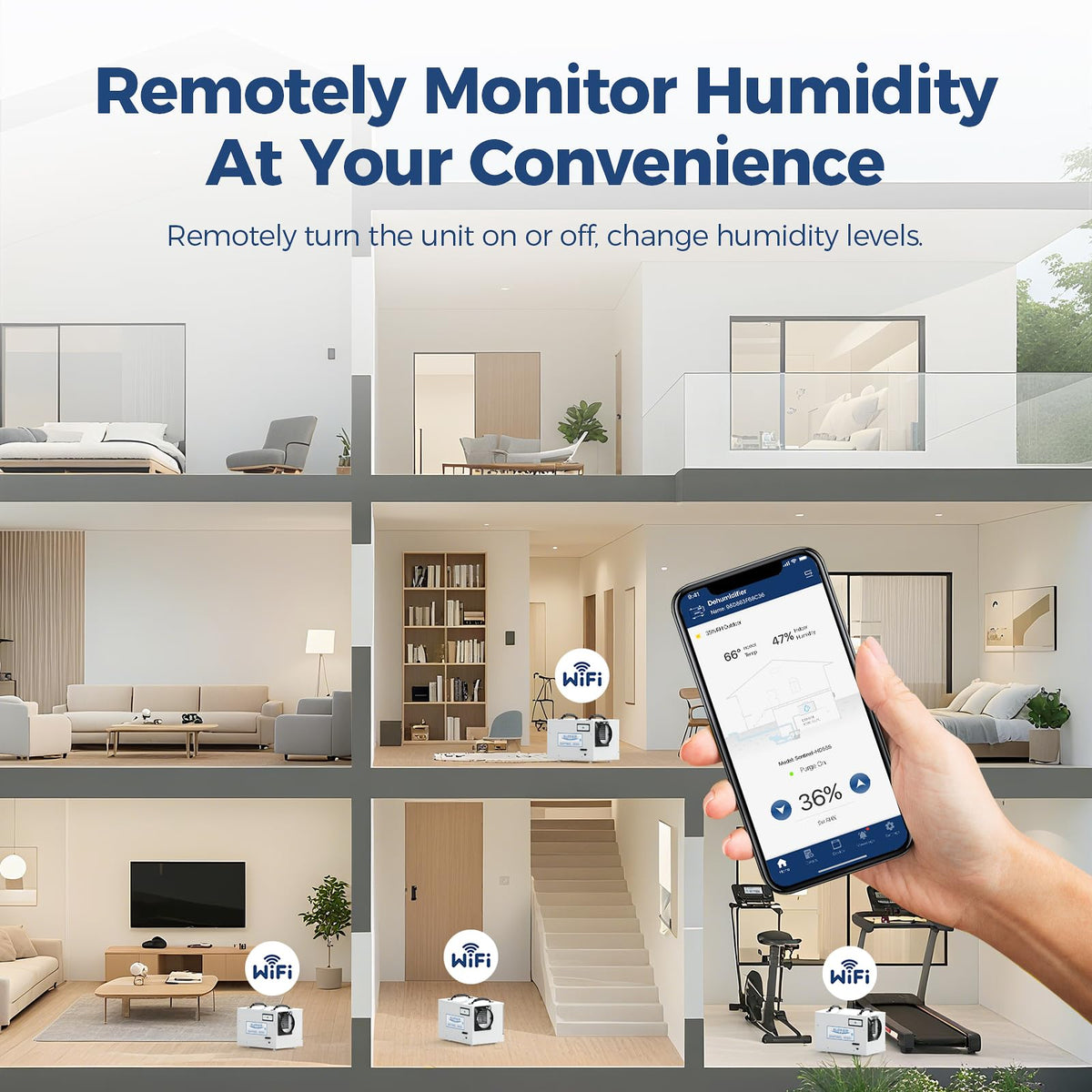 120 Pints Wi-Fi Dehumidifier P314