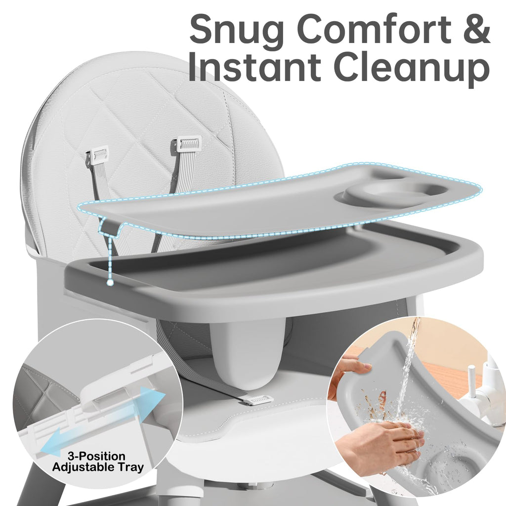 6-in-1 Convertible Baby Highchair D346