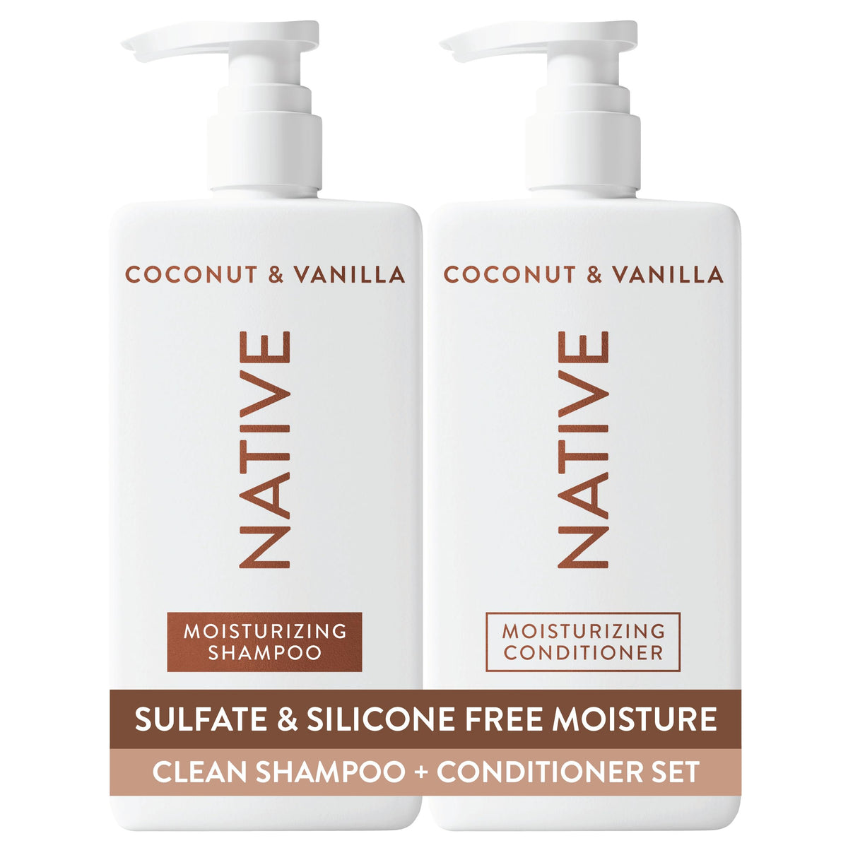 Coconut & Vanilla Shampoo and Conditioner 2-Pack I8117