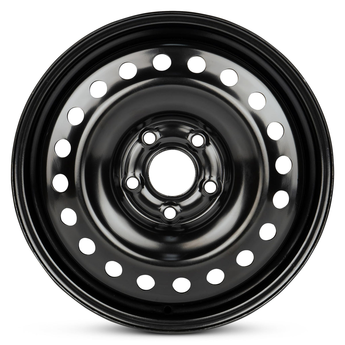 16 Inch Black Steel Rim J3834