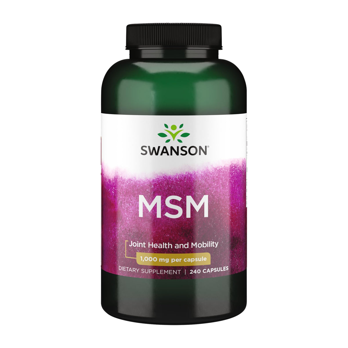 MSM Joint Health Supplement, 1000 mg, 240 Capsules P227205