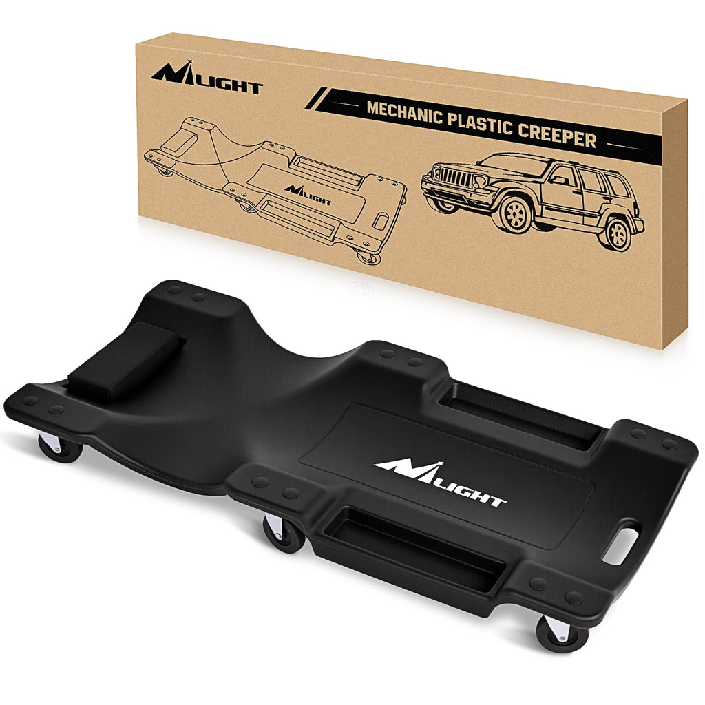 40" Mechanic Plastic Creeper with Padded Headrest Y879