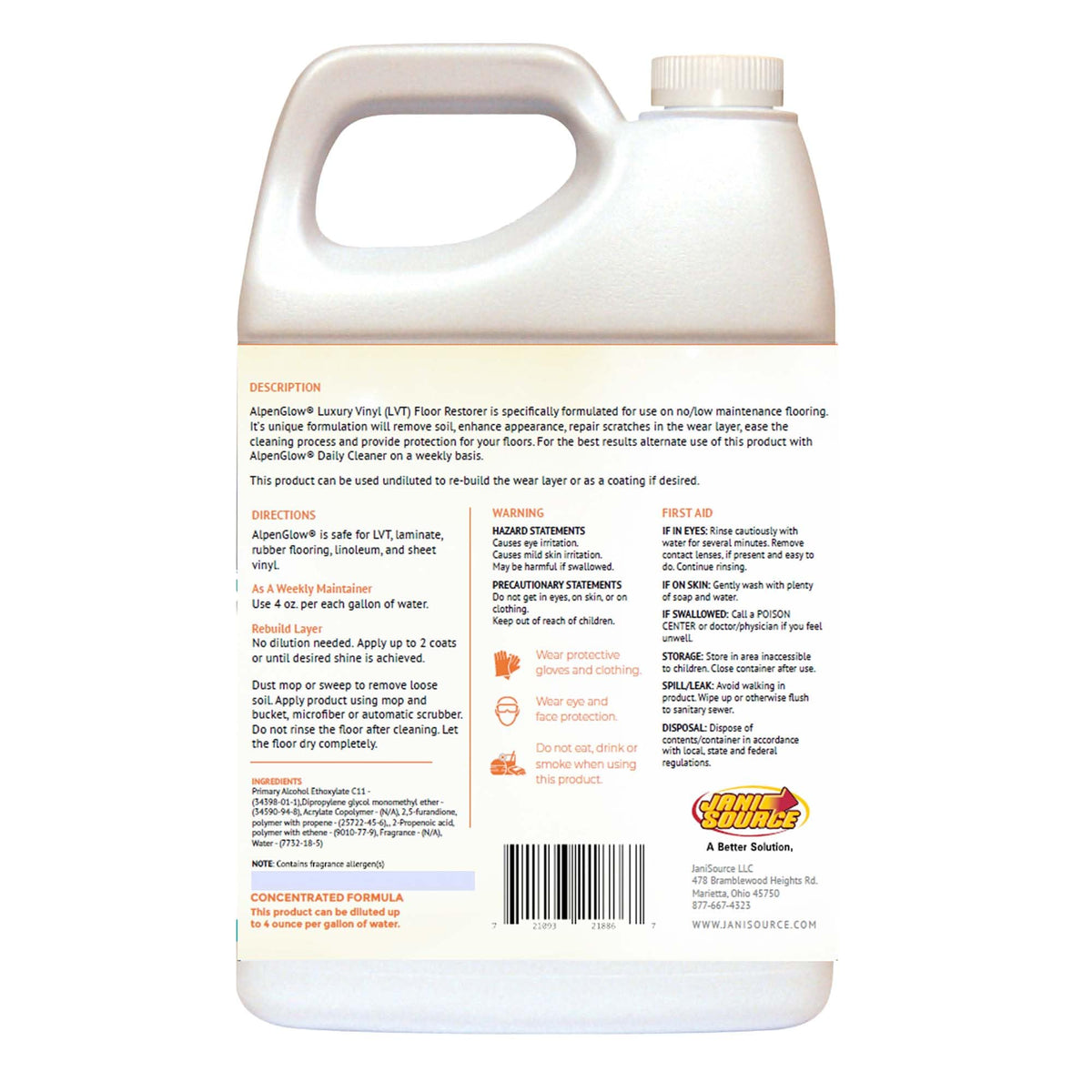 High-Gloss Vinyl Floor Polish Scratch Repair A45921