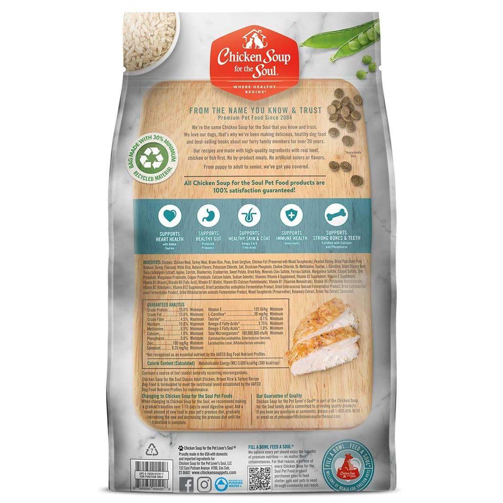 Chicken Brown Rice & Turkey Dry Dog Food 13.5lb Z219276