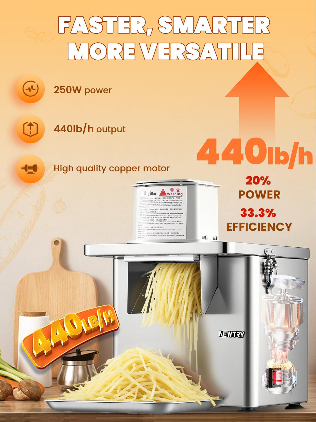 4 in 1 Electric Vegetable Processor H5802