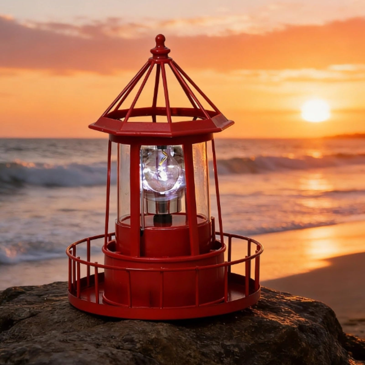 Solar Lighthouse Lamp T793266