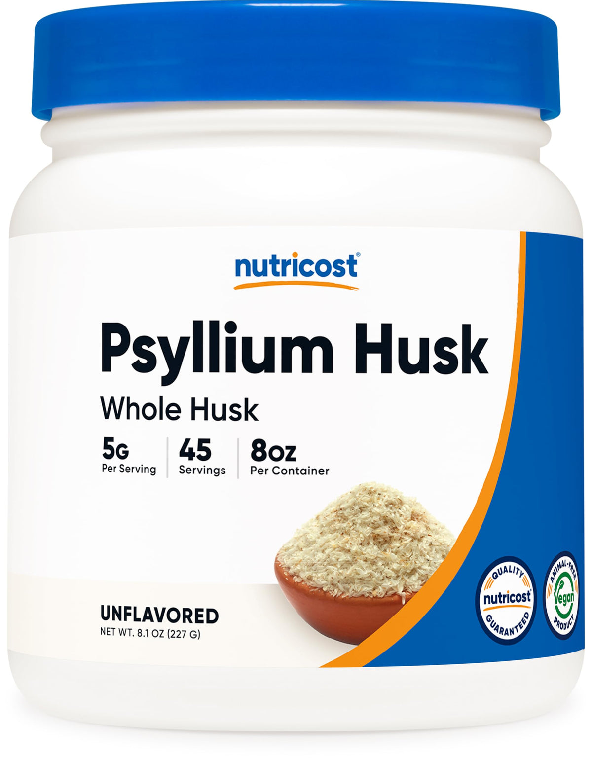 Psyllium Whole Husk Powder 8.1oz Gluten Free Non-GMO T8407