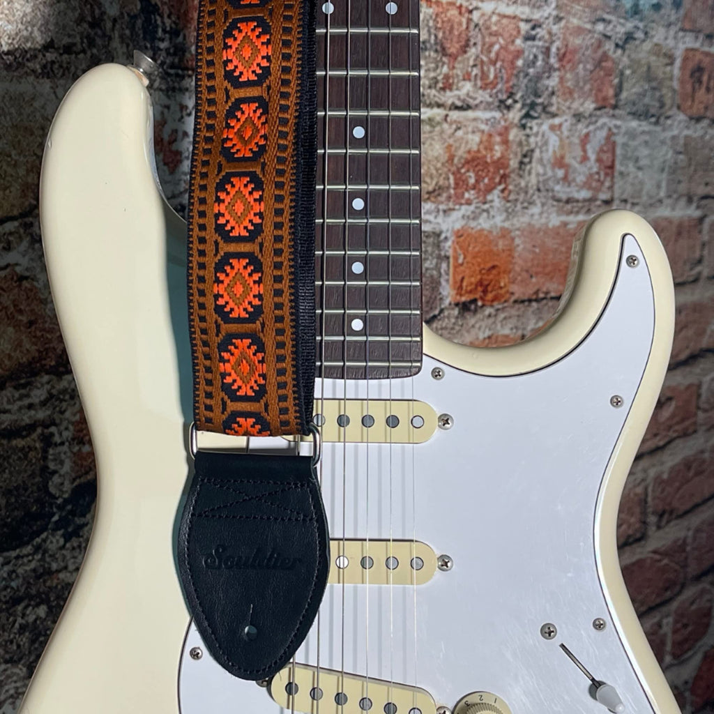 Handmade Fabric Bass Strap N358