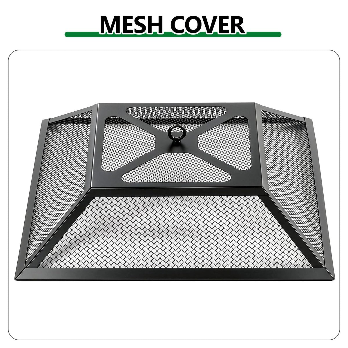 32 Inch Square Outdoor Fire Pit Table L617