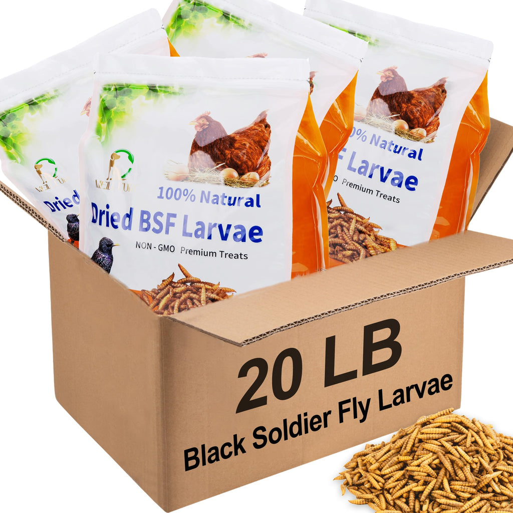 Black Soldier Fly Larvae Chicken Feed 20LB N127106