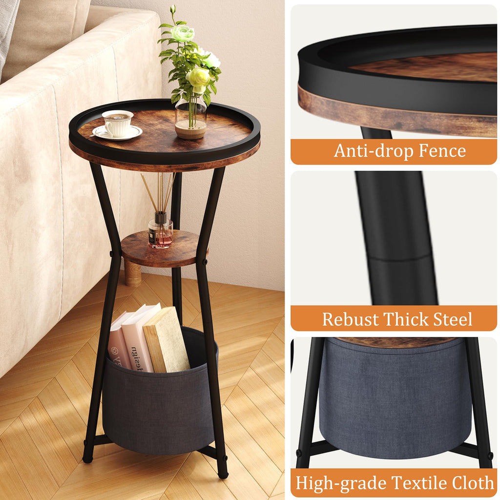 Round 3-Tier Side Table R585323