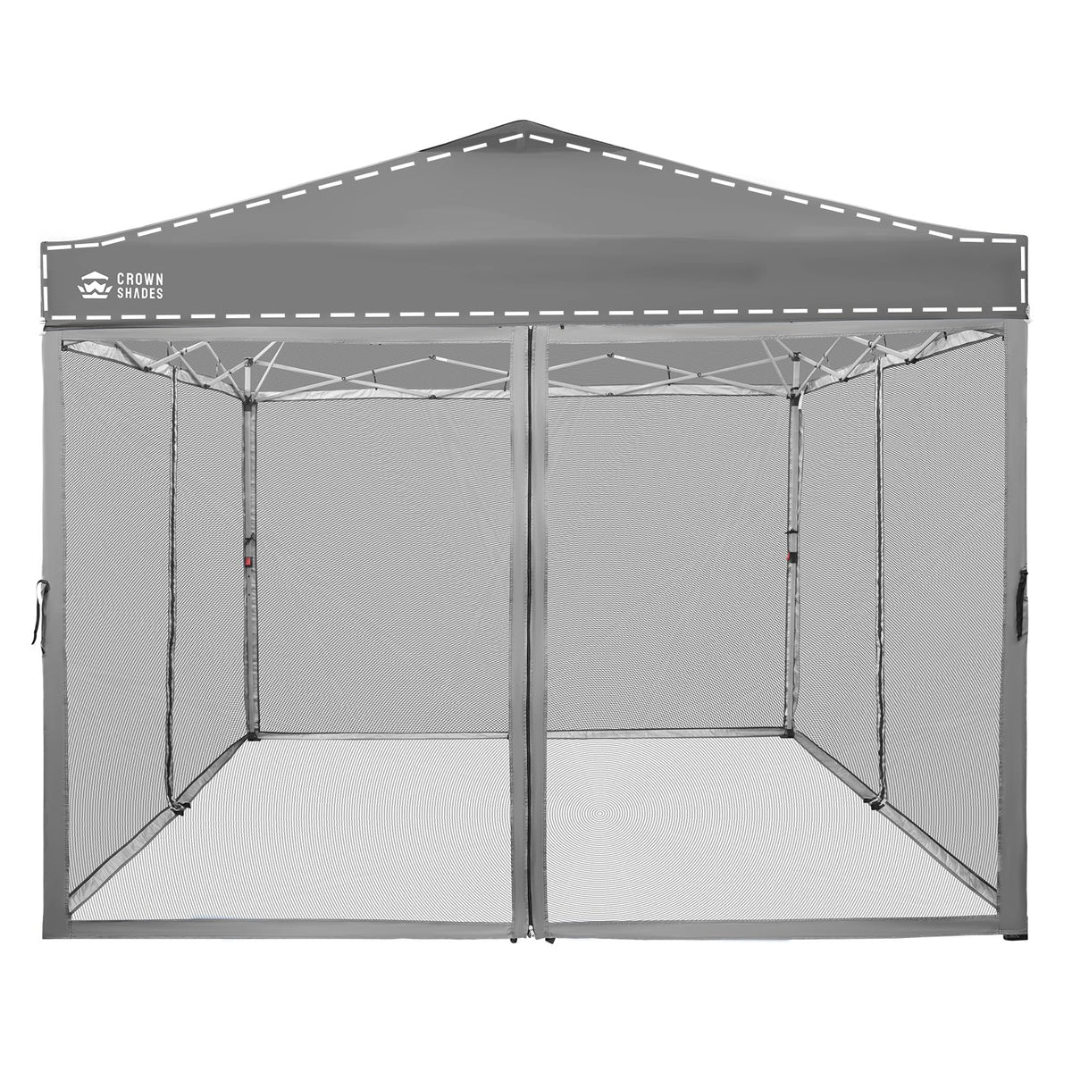 Gazebo Replacement Mosquito Netting 10 x 10ft Grey Z696