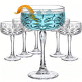 12-Ounce Plastic Coupe Glasses Set of 6 U5188