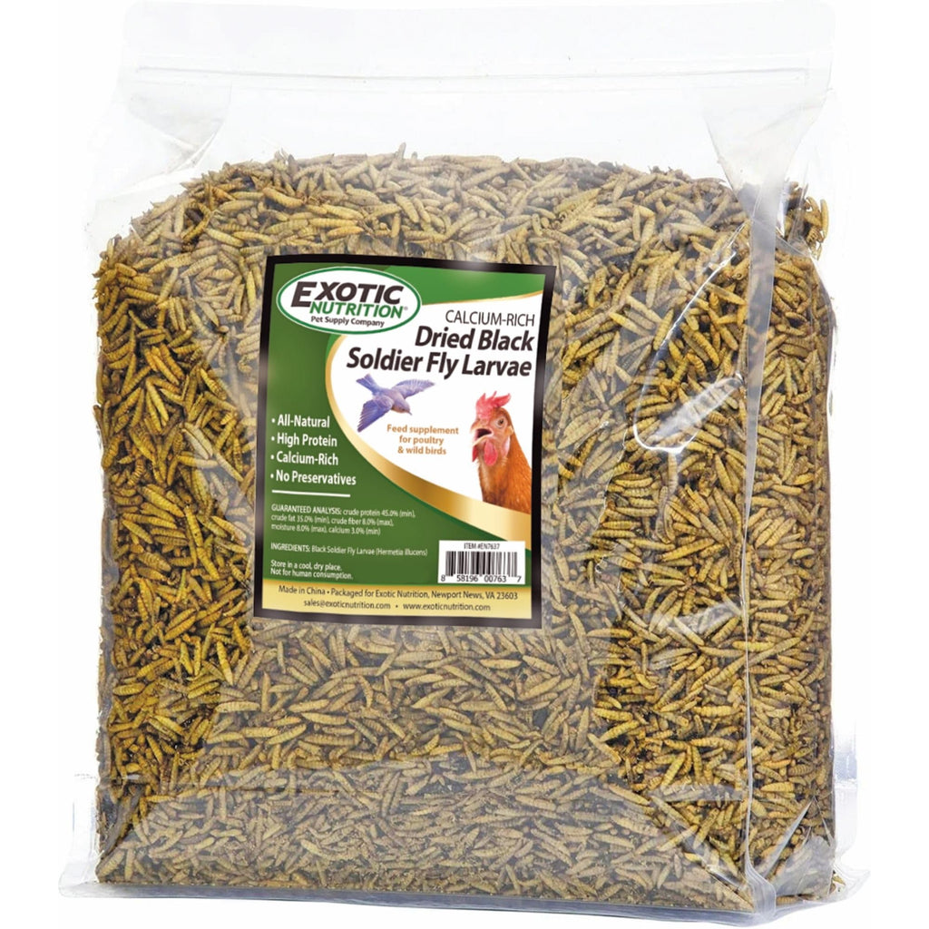 20 LB Dried Black Soldier Fly Larvae R741