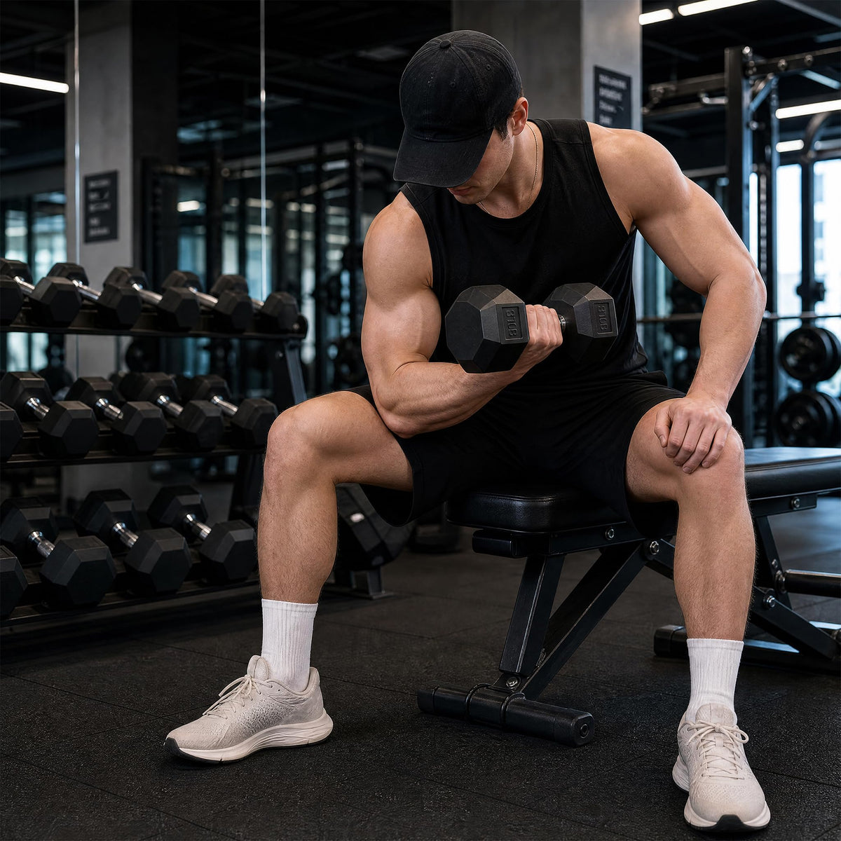Dumbbell Set with Rack X847187