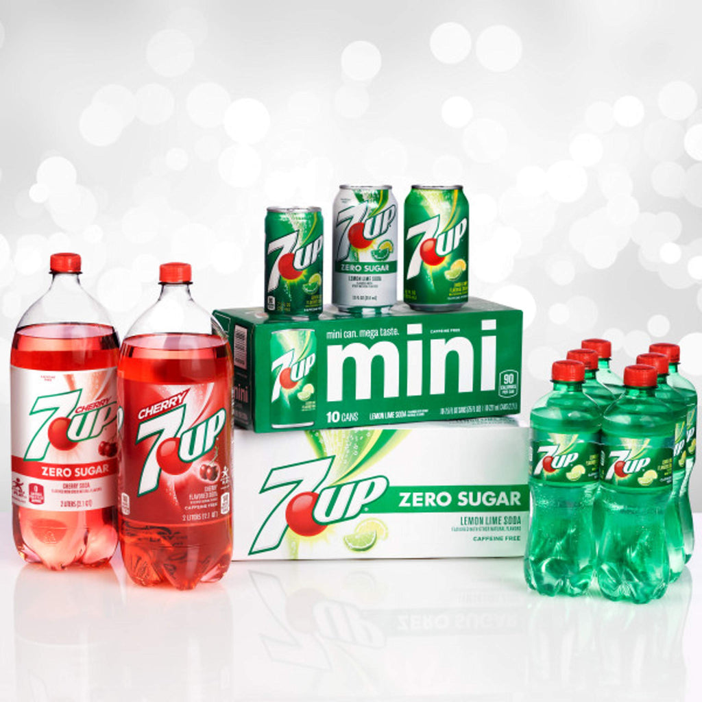 Zero Sugar 7-Up Soda, 12 Oz (Pack of 24) R442513