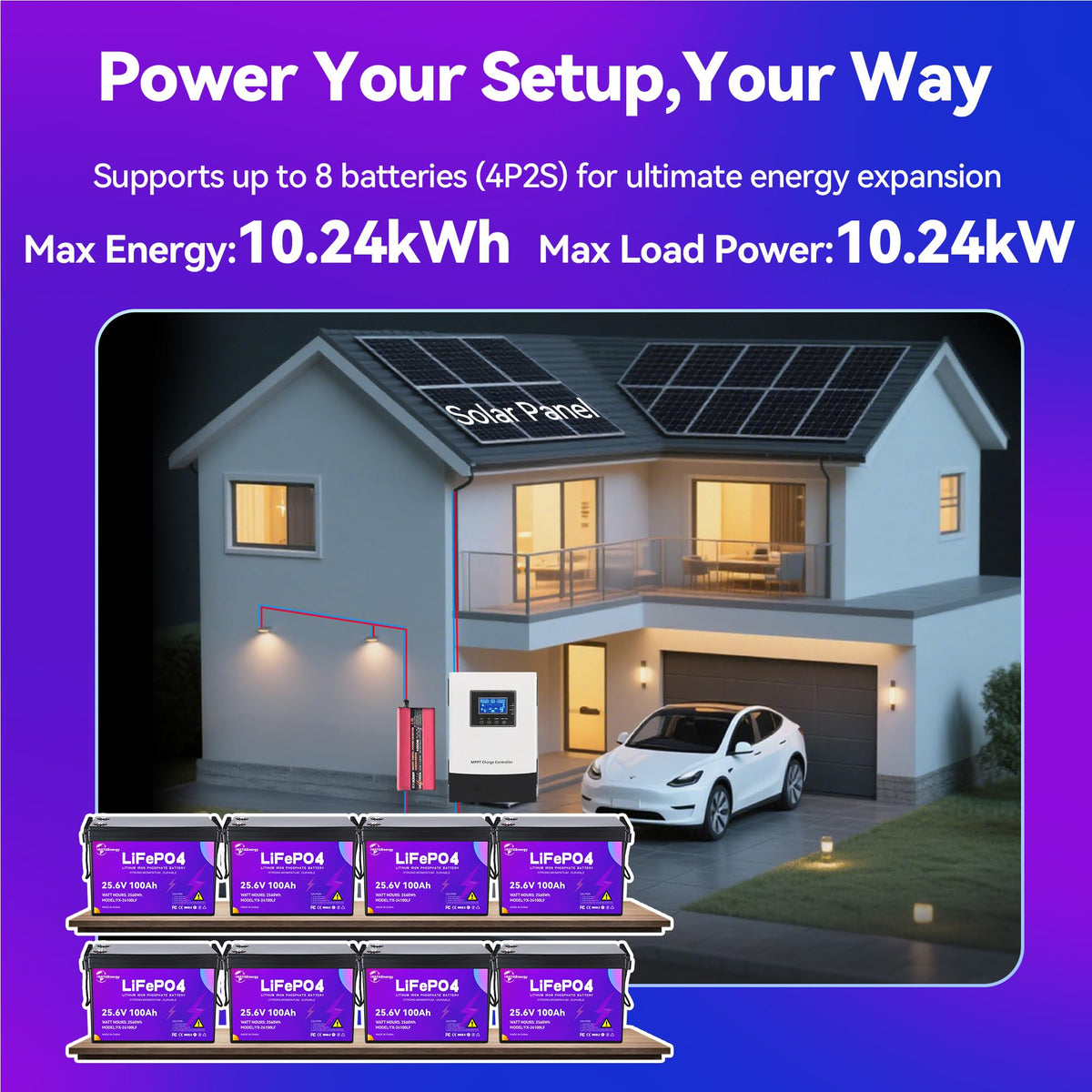24v 100ah LiFePO4 Lithium Battery with 100A BMS M776