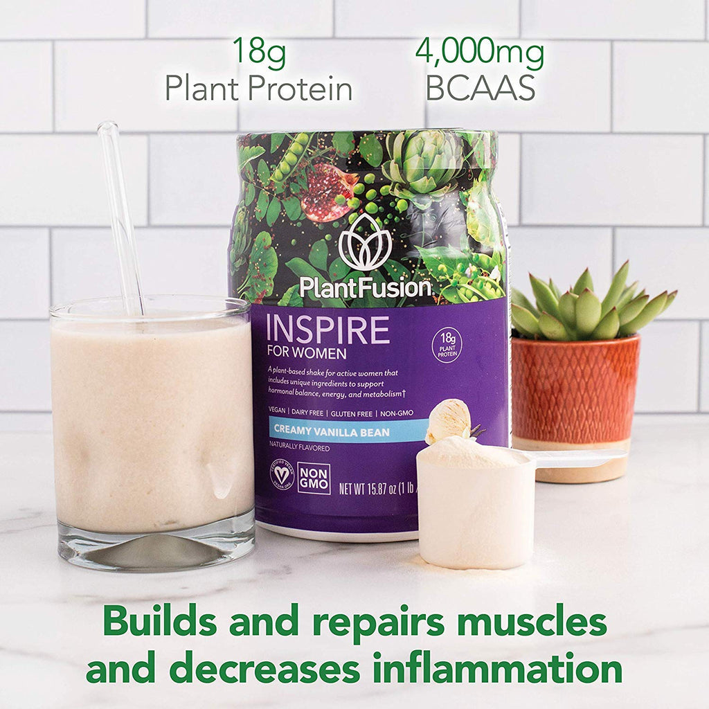 Plant Protein Powder Creamy Vanilla Bean 1 lb T988