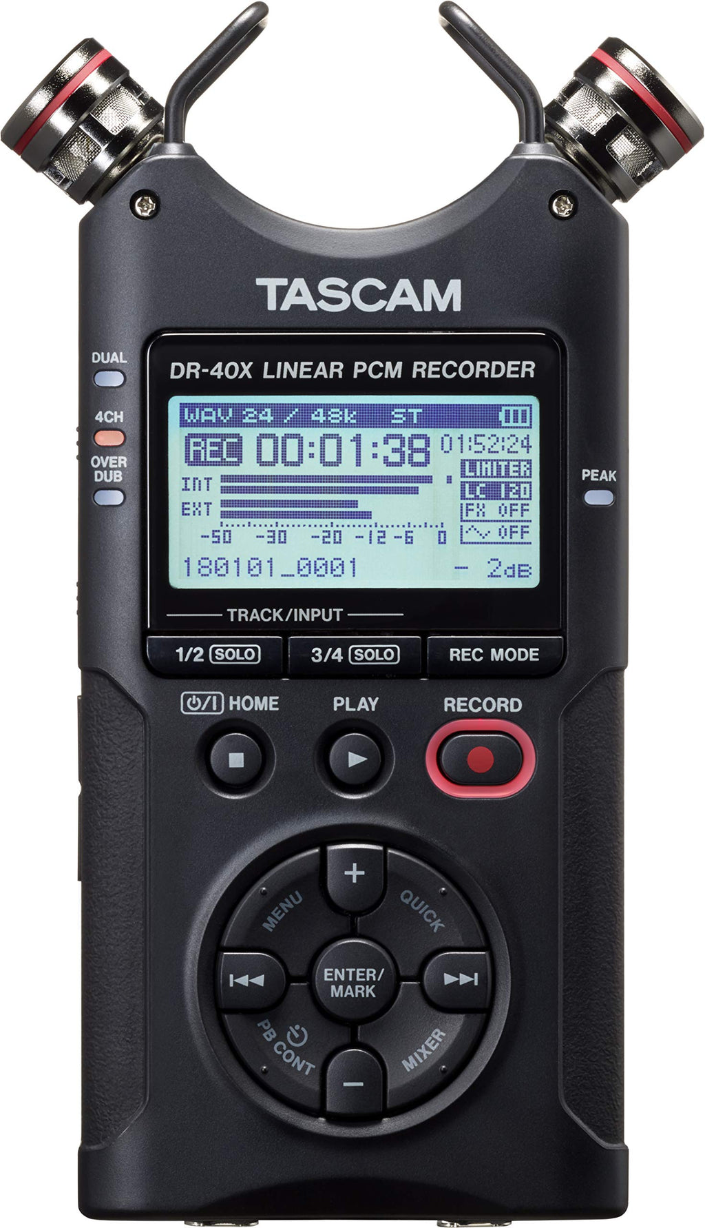 4-Track Portable Handheld Field Recorder with 2 XLR/TRS Inputs W4224