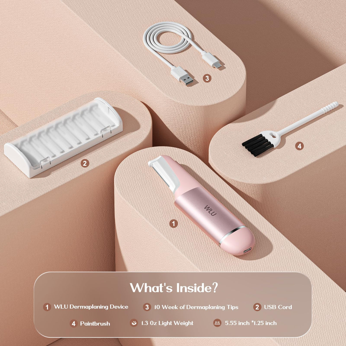 Pale Pink Dermaplane Razor T961