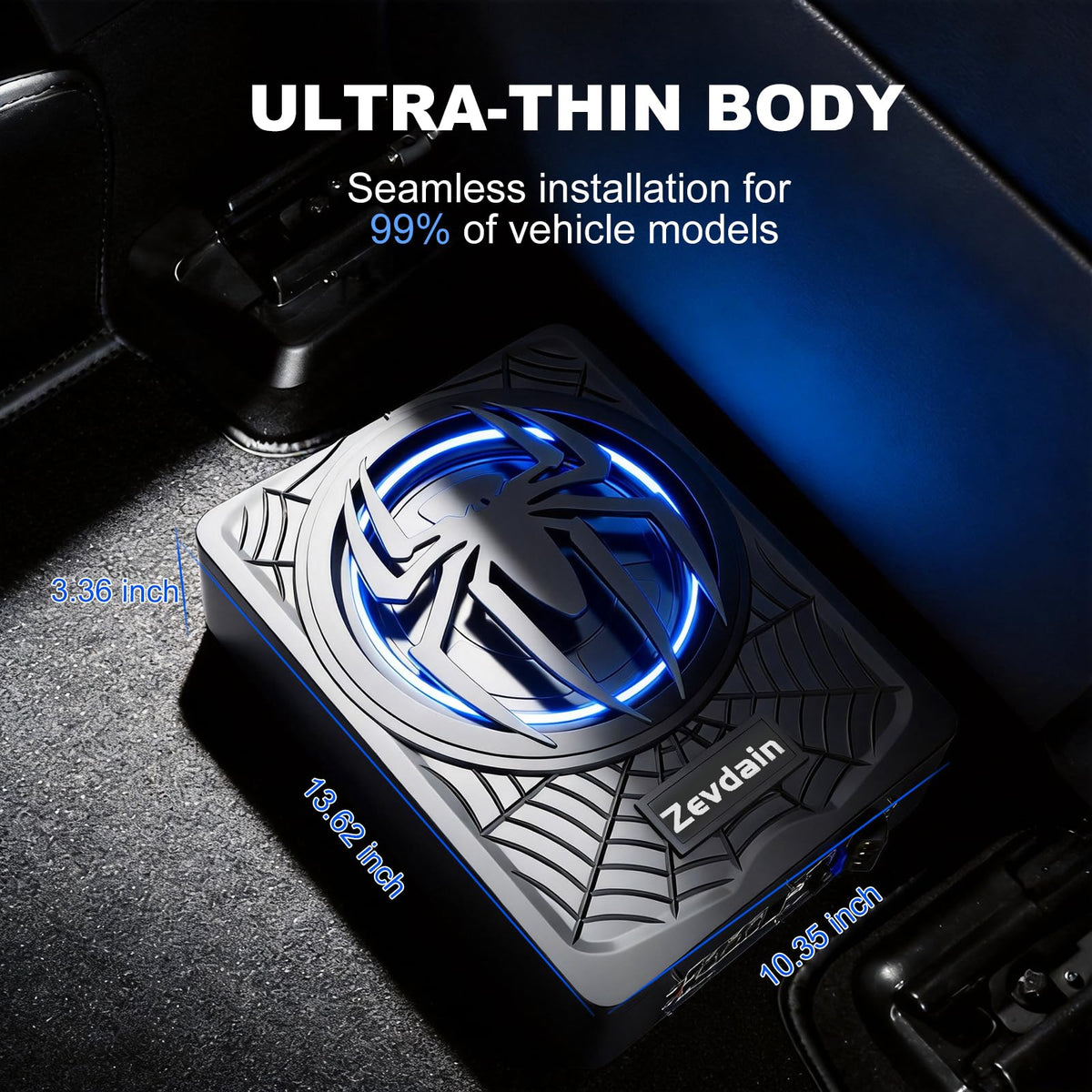 1200w Underseat Subwoofer with Amp U91931