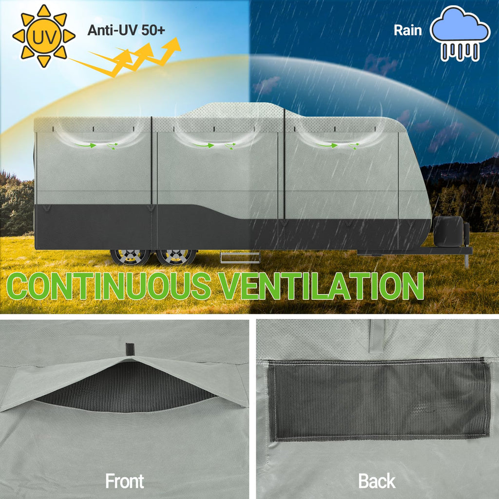 14-16 ft Waterproof Travel Trailer Cover N82381