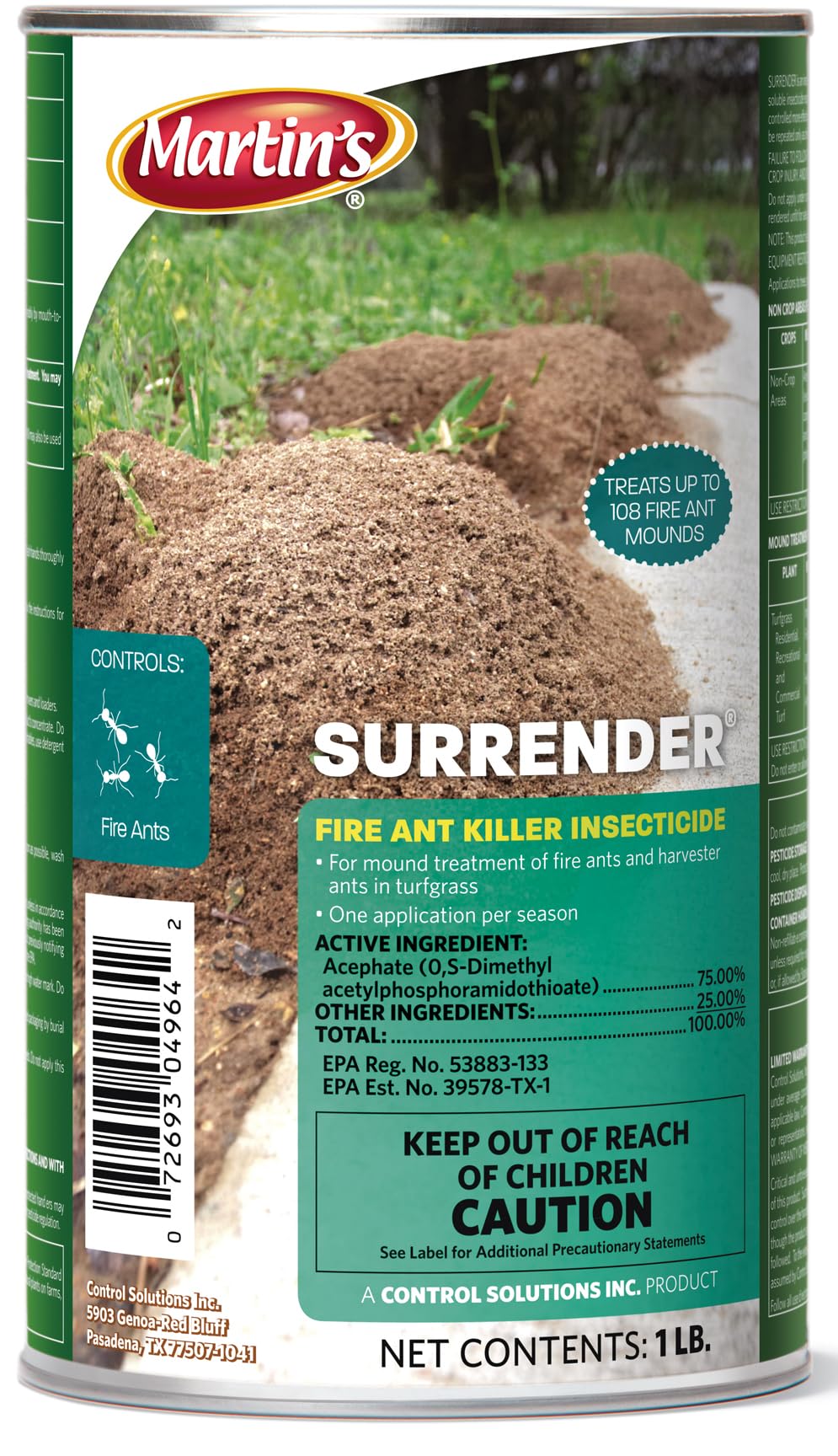 Fire Ant Killer 1 lb Can P444