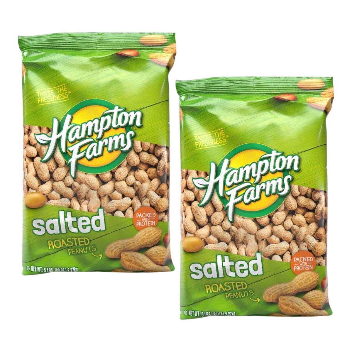 Salted In-Shell Peanuts 5 lb Bag Pack of 2 T567401