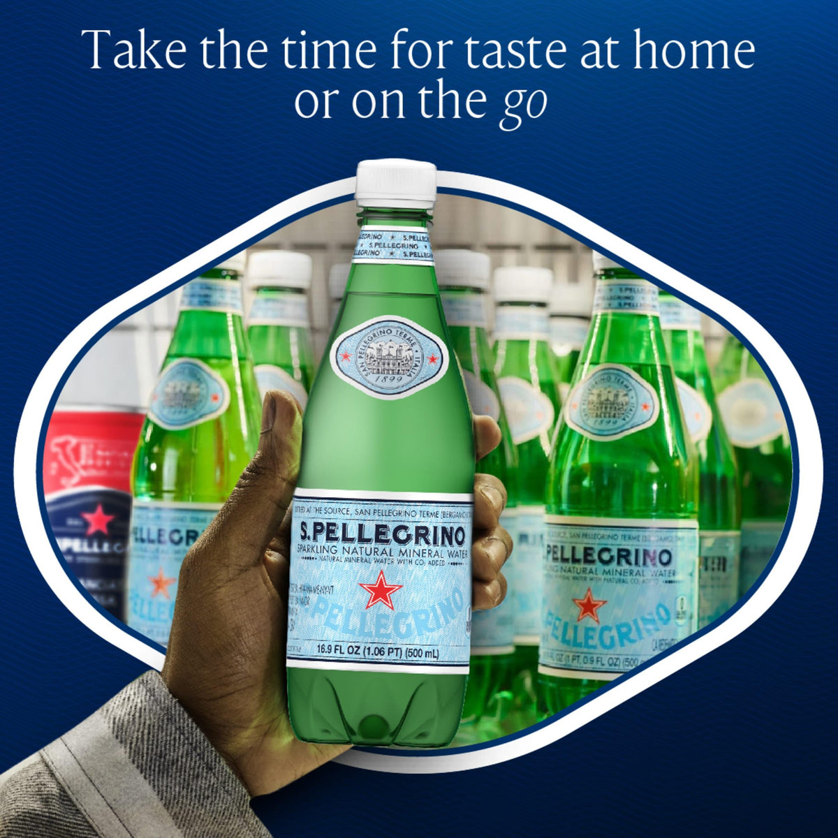Sparkling Natural Mineral Water 16.9 Fl Oz Pack of 12 Z52533