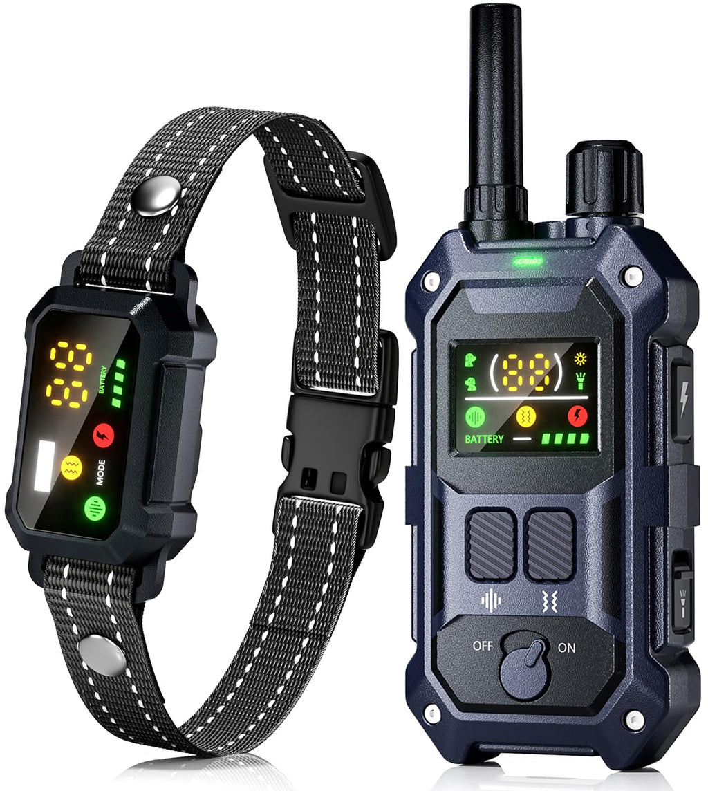 Dark Blue IP67 Waterproof Dog Training Collar W95504