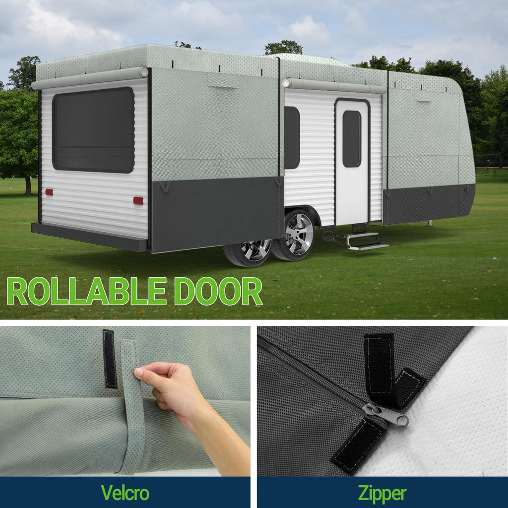14-16 ft Waterproof Travel Trailer Cover N82381