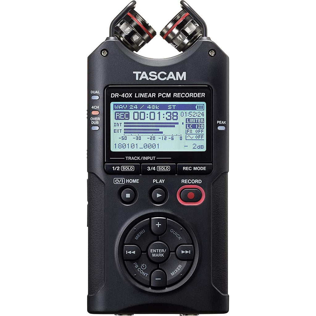 4-Track Portable Handheld Field Recorder with 2 XLR/TRS Inputs W4224