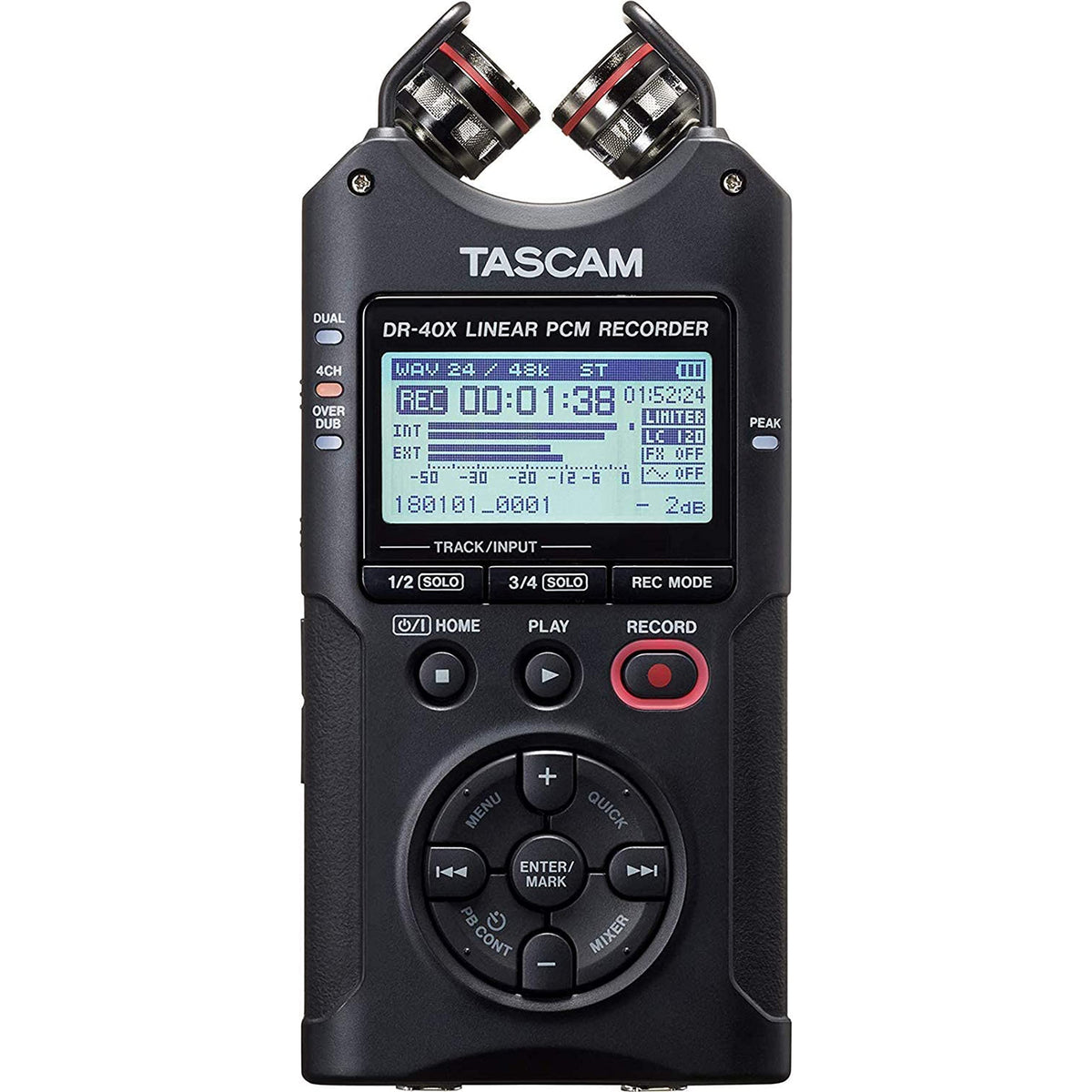 4-Track Portable Handheld Field Recorder with 2 XLR/TRS Inputs W4224