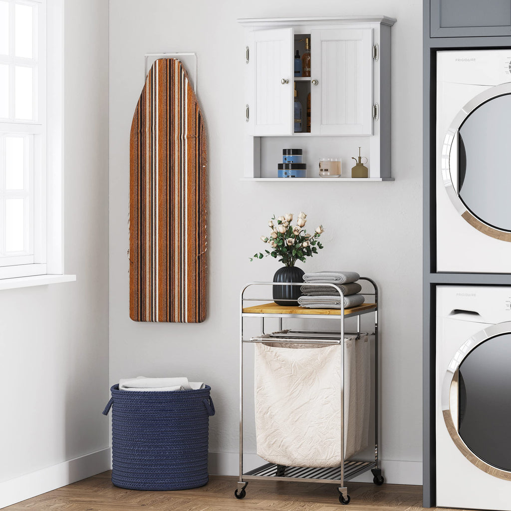 White Wall-Mounted Bathroom Cabinet L92613