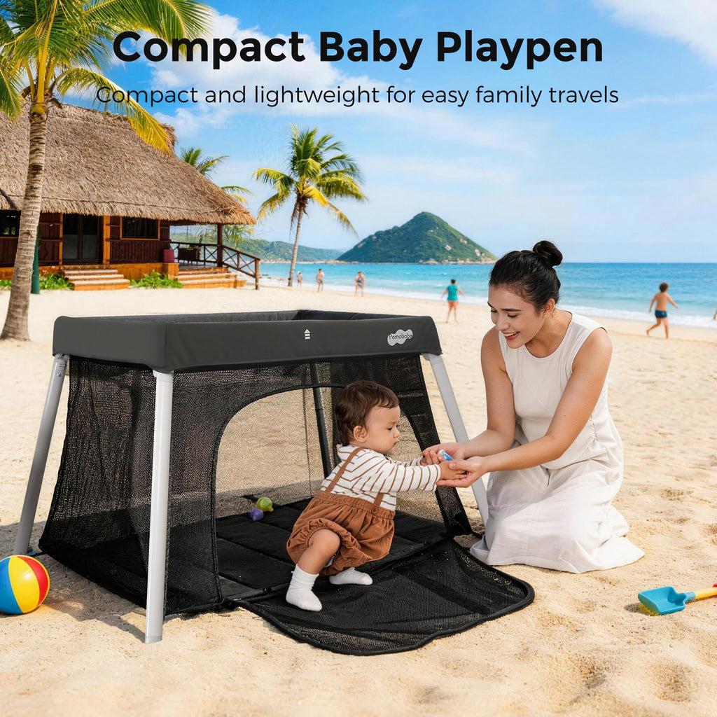 Foldable Portable Playpen with Mattress L71861